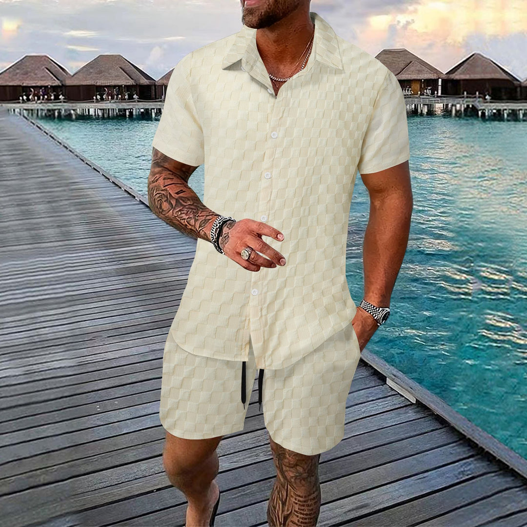 Herren Texturiertes Urlaubsoutfit Aliams