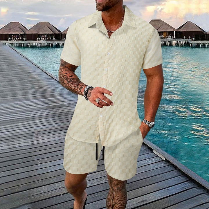 Herren Texturiertes Urlaubsoutfit Aliams