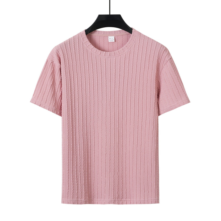 Herren T-Shirt mit strukturiertem Muster Aliams