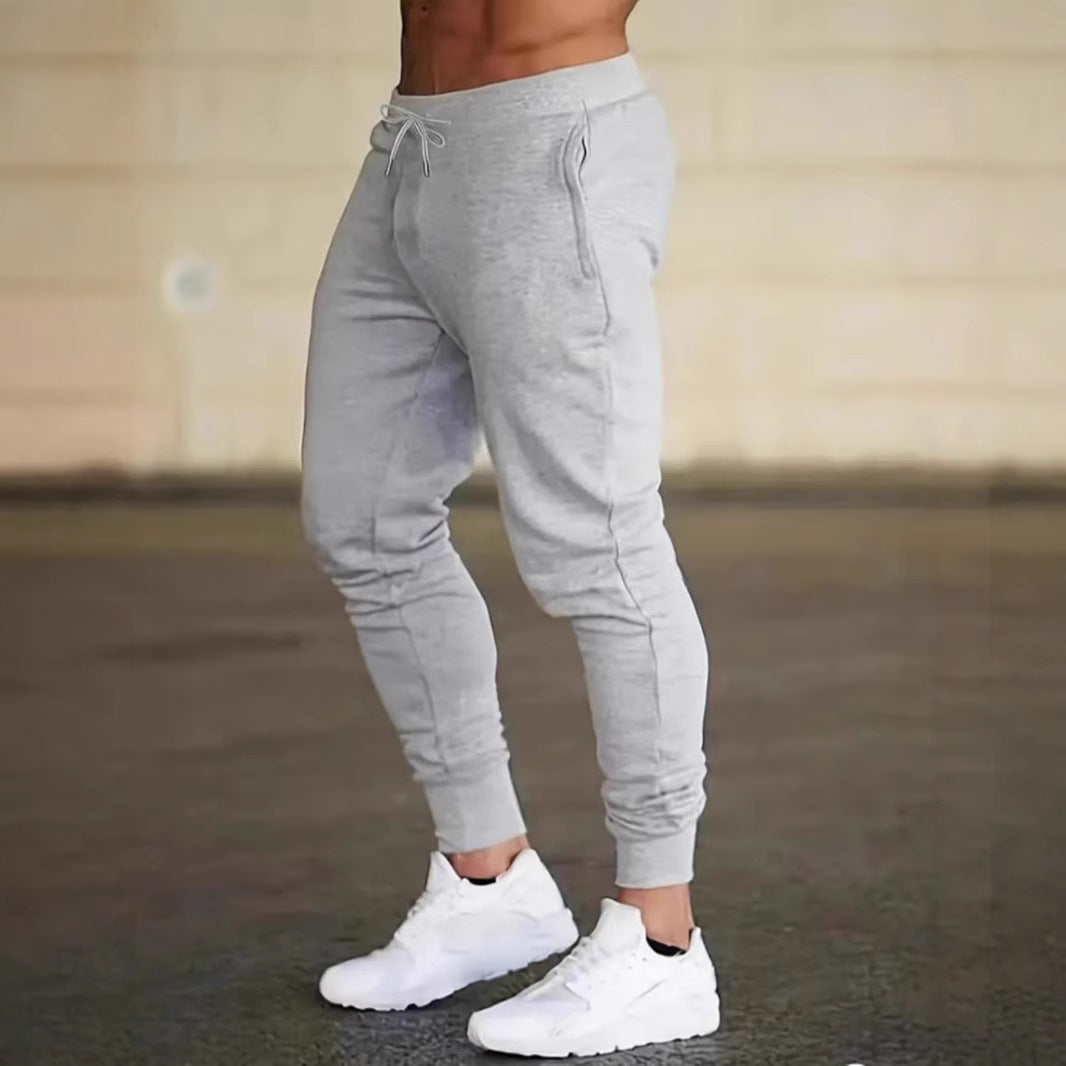Herren sportliche Slim-Fit Jogginghose Aliams