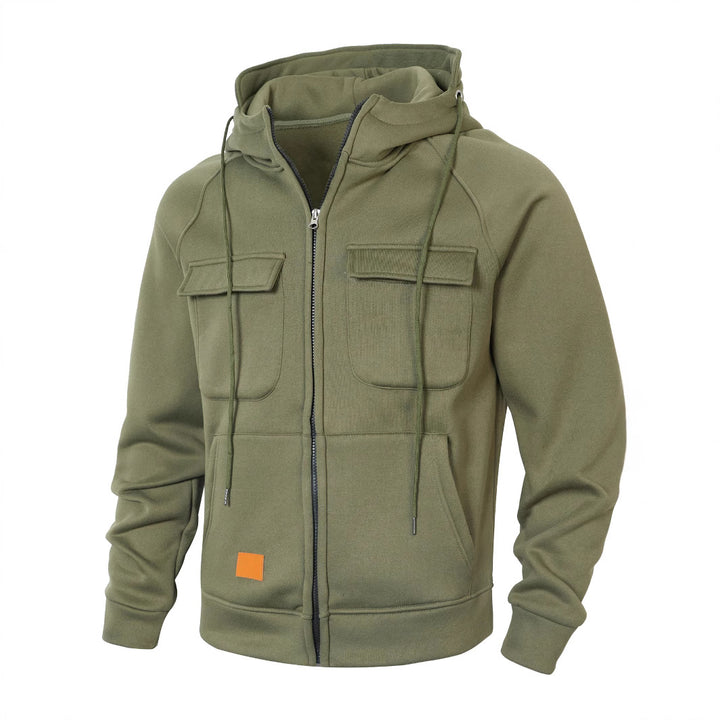 Herren Kapuzenjacke mit praktischen Taschen und modischem Design Aliams