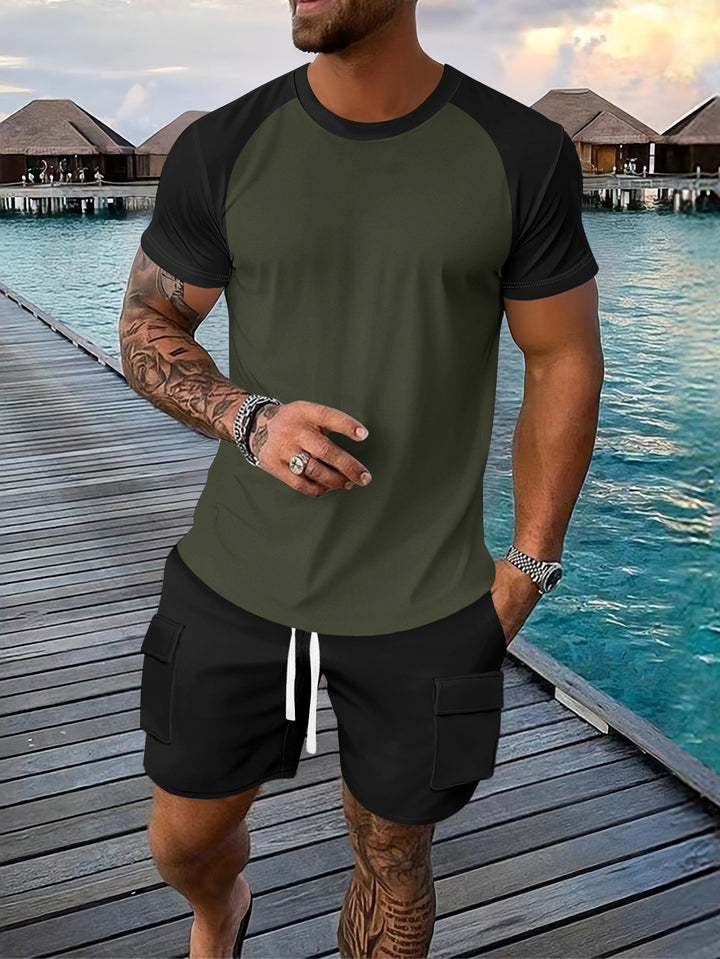 Herren Sport T-Shirt mit Raglanärmeln Aliams