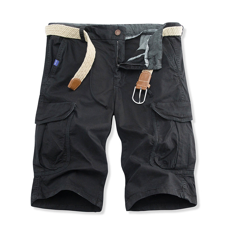 Herren Cargoshorts mit praktischen Taschen und verstellbarem Kordelzug Aliams
