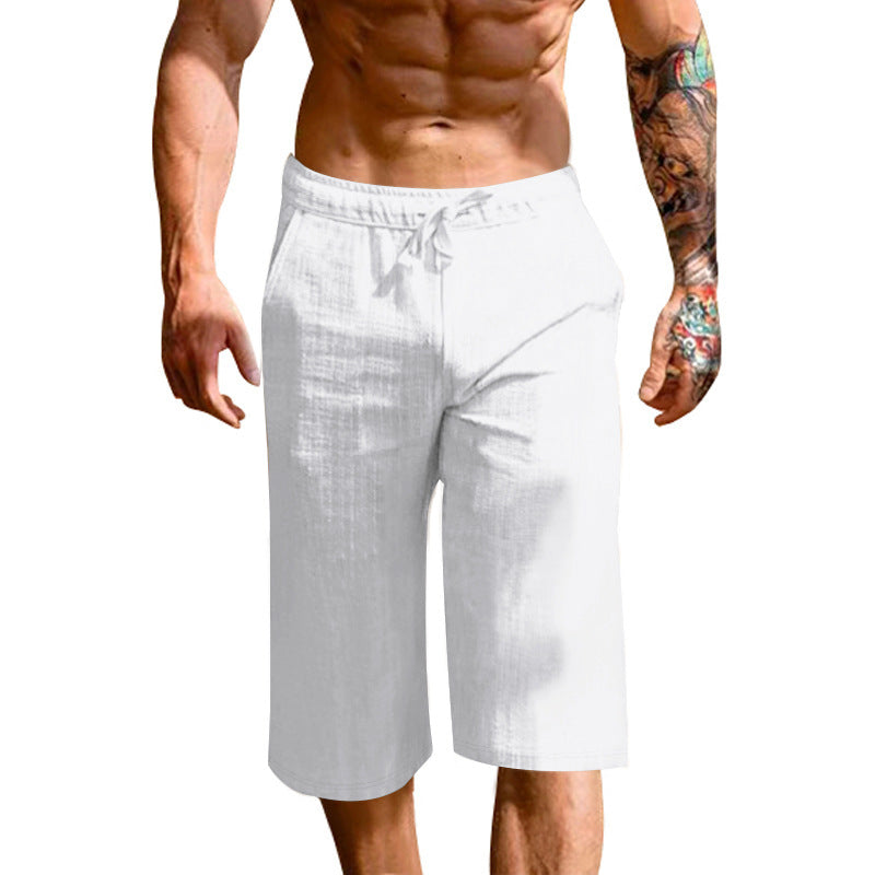 Herren bequeme Sport-Shorts mit elastischem Bund und verstellbarem Kordelzug Aliams