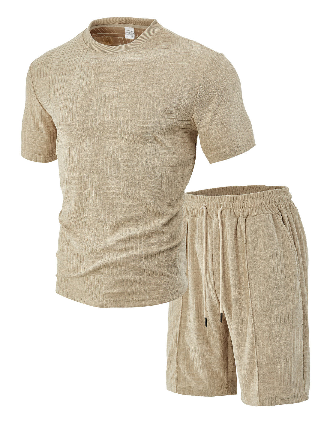 Herren Sport-Outfit mit atmungsaktivem Kurzarmshirt und Shorts Aliams