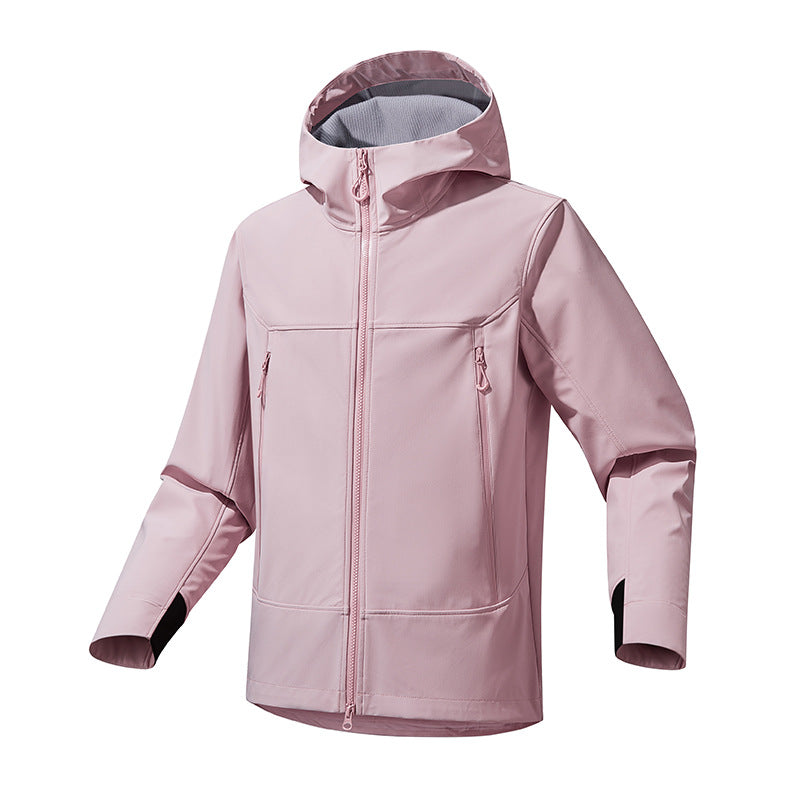 Herren Funktionsjacke mit verbesserter Atmungsaktivität und verstellbarem Kapuzenkragen Aliams