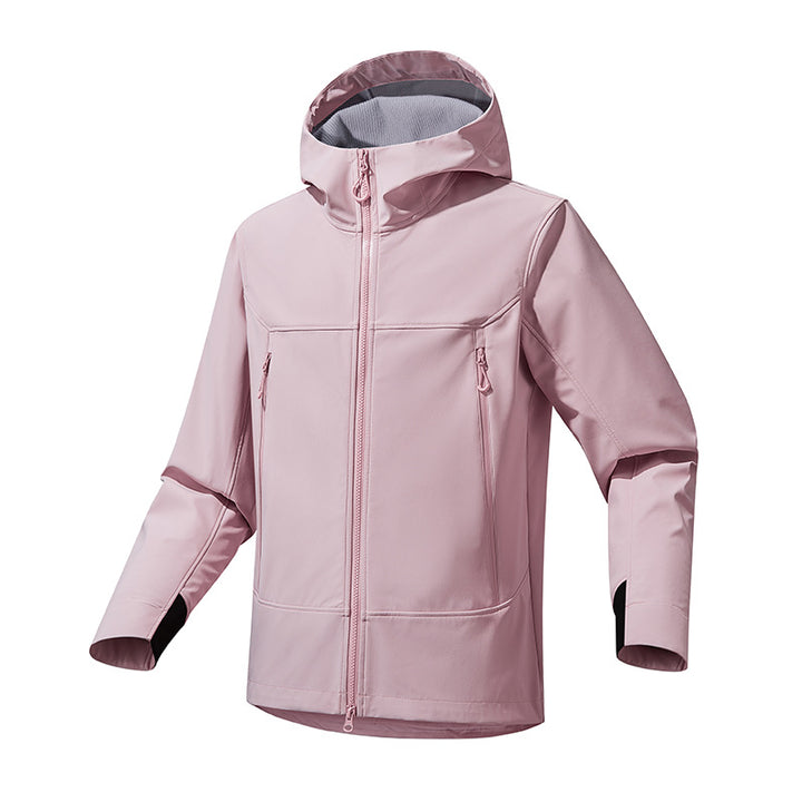 Herren Funktionsjacke mit verbesserter Atmungsaktivität und verstellbarem Kapuzenkragen Aliams