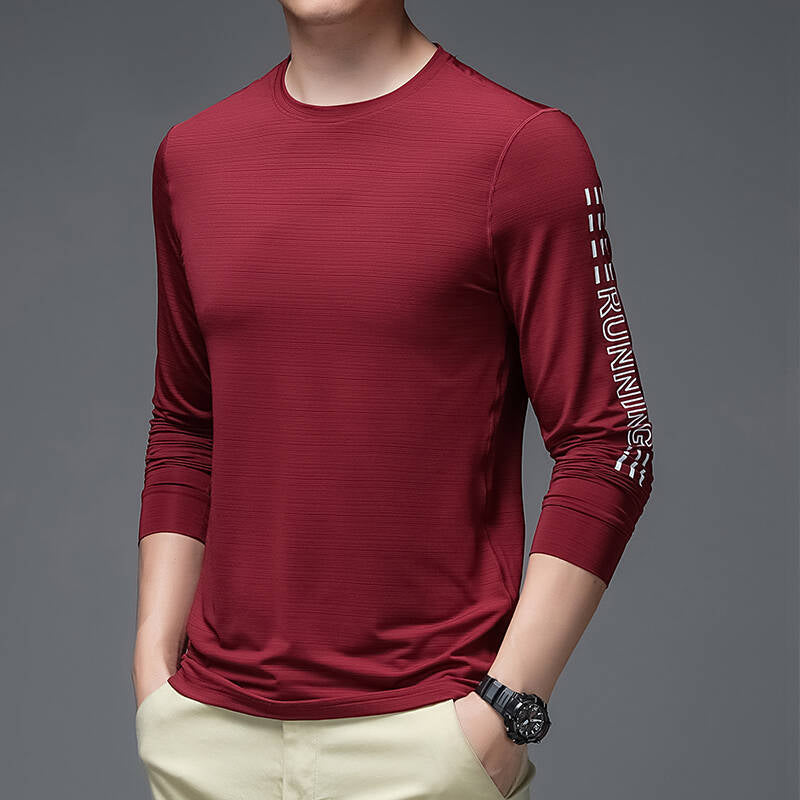 Herren Sportliches Funktionsshirt mit innovativer Textur Aliams