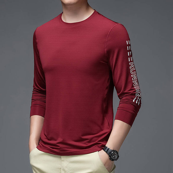 Herren Sportliches Funktionsshirt mit innovativer Textur Aliams