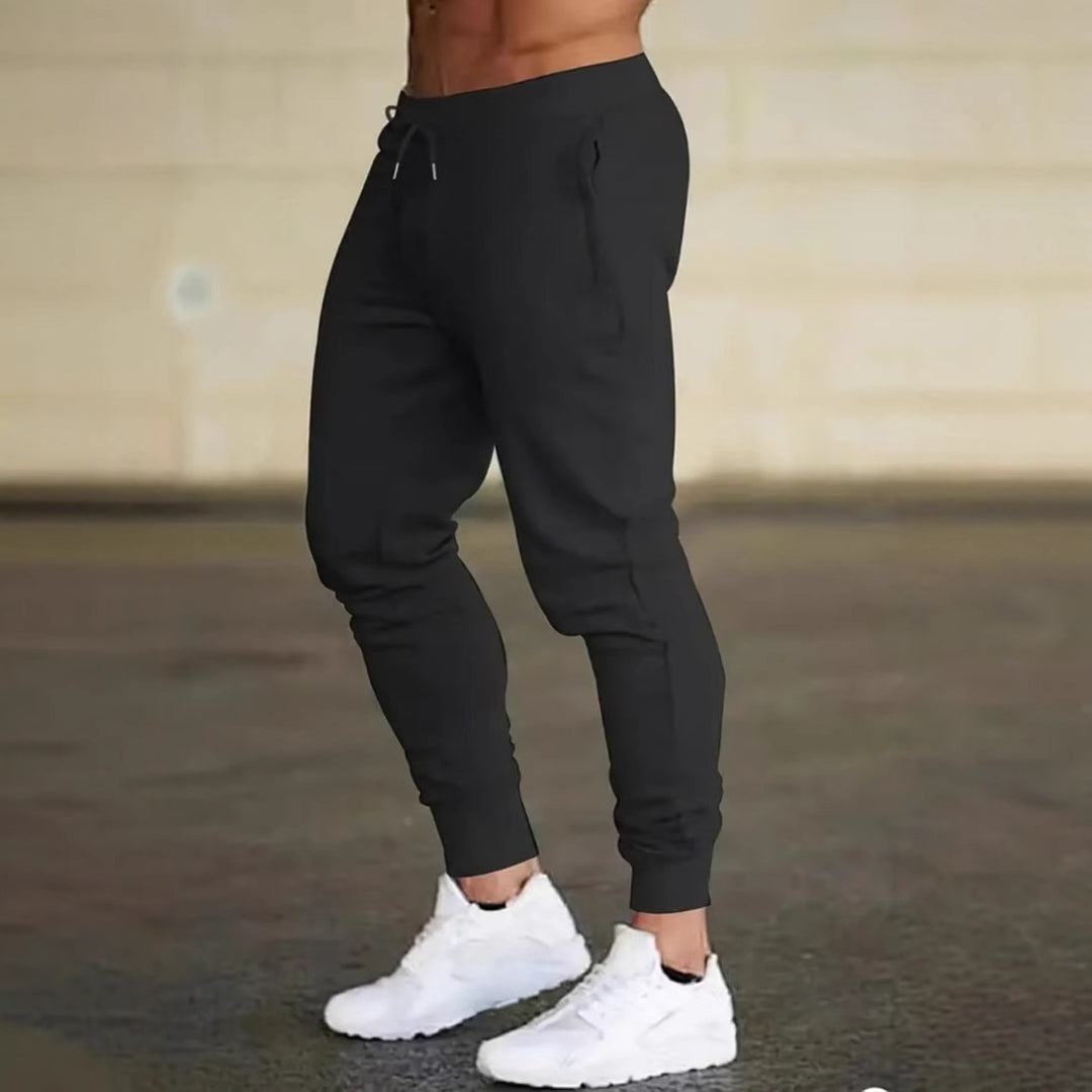 Herren sportliche Slim-Fit Jogginghose Aliams