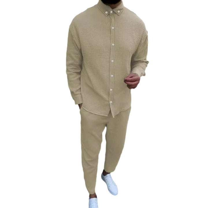 Herren Freizeitanzug mit strukturiertem Obermaterial und modischem Schnitt Aliams