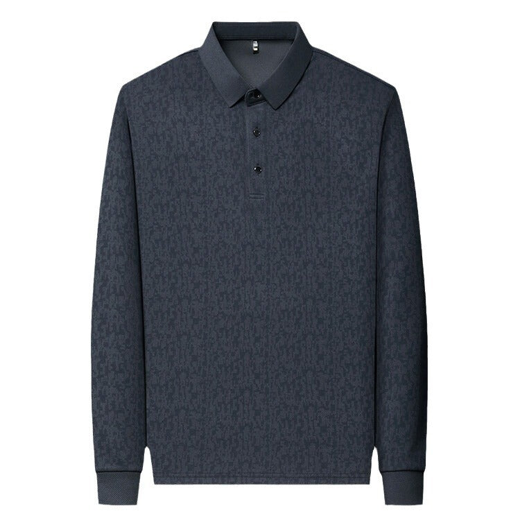 Herren elegantes Poloshirt mit strukturiertem Design Aliams