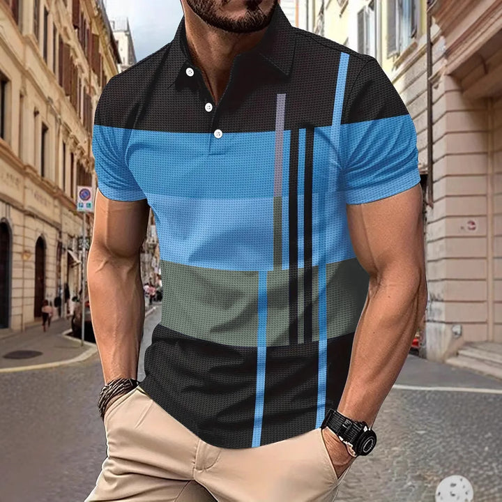 Herren Sportliches Piqué-Poloshirt Aliams
