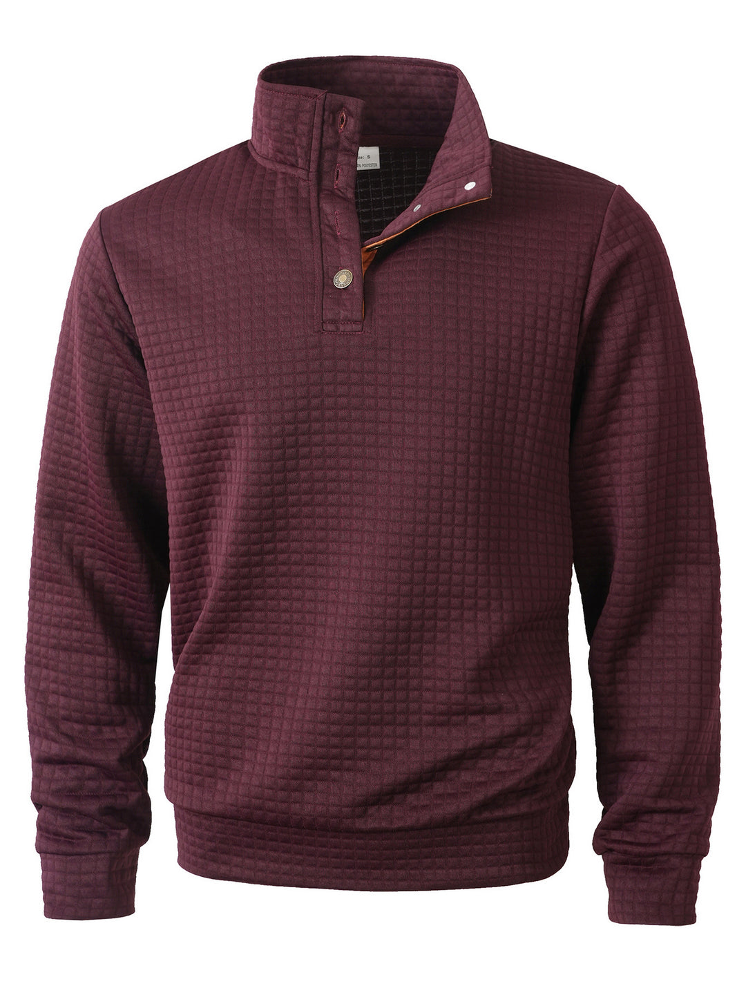 Herren stylischer Pullover mit modischem Stehkragen Aliams