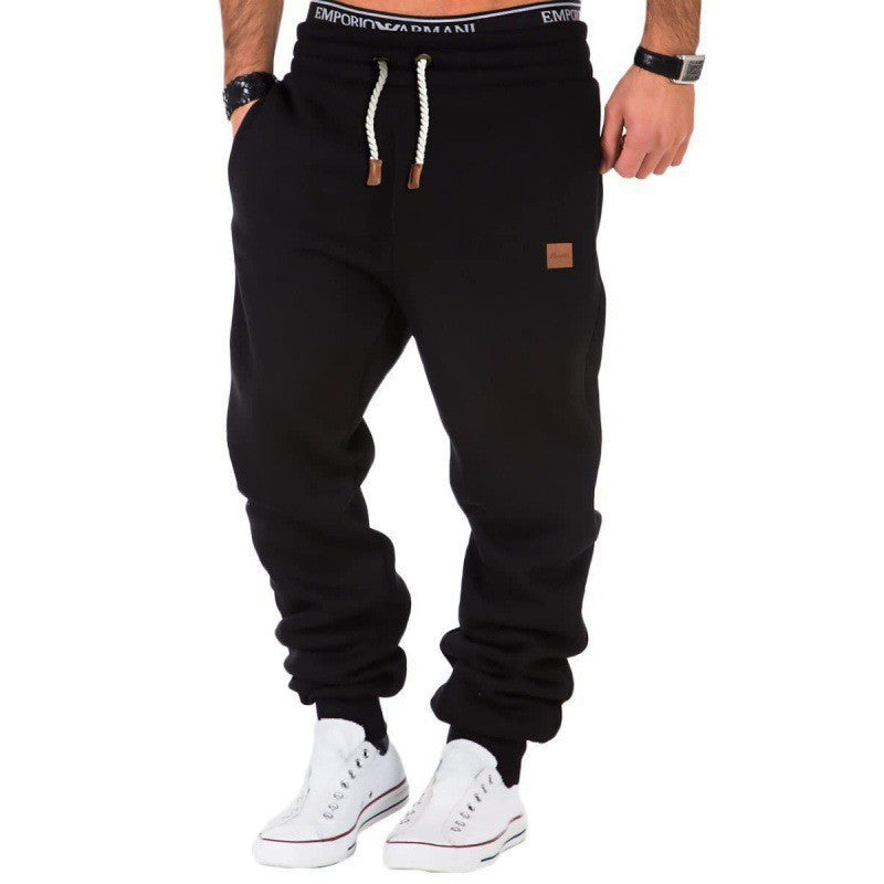 Herren bequeme Sweatpants mit regulärer Passform und elastischem Bund Aliams