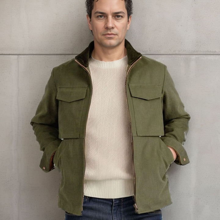 Herren Utility-Jacke mit praktischen Taschen und modernem Design Aliams