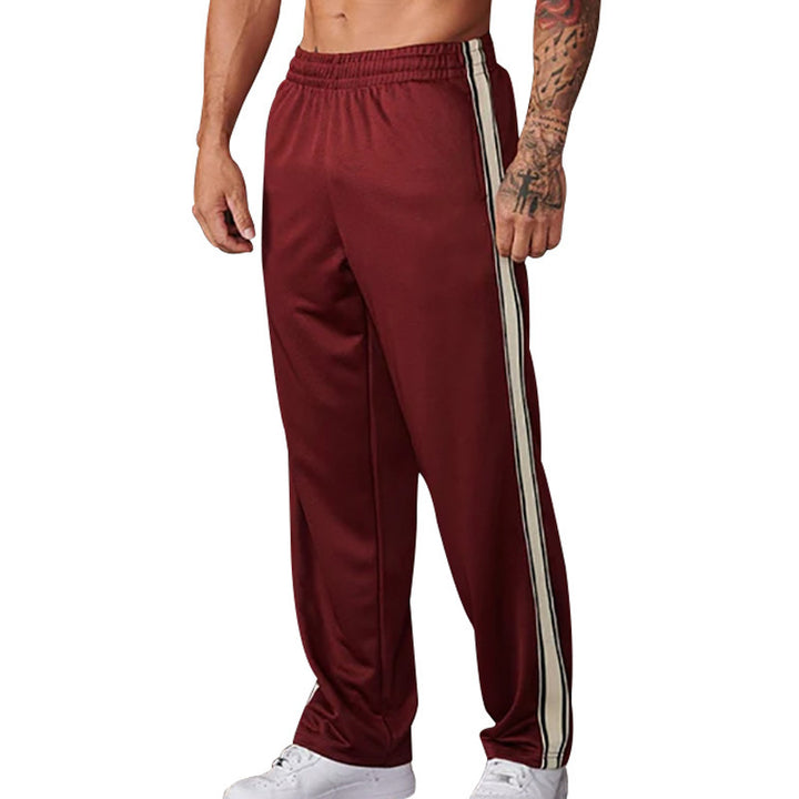 Herren Sportliche Freizeithose mit seitlichen Streifen Aliams