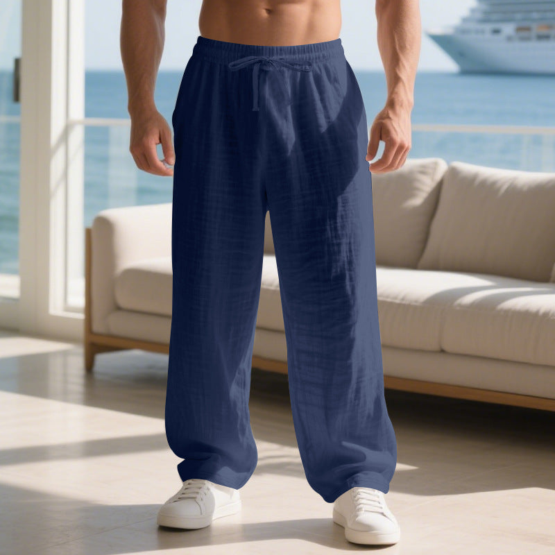 Herren Bequeme Sommerhose mit elastischem Bund Aliams