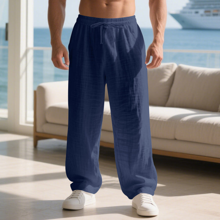 Herren Bequeme Sommerhose mit elastischem Bund Aliams