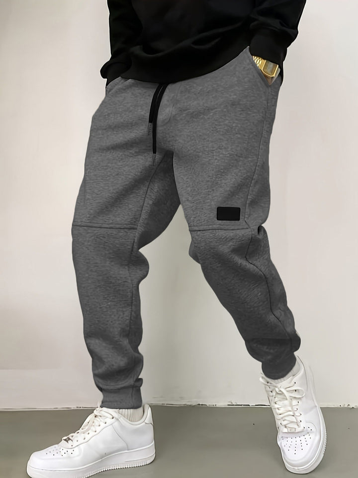 Herren bequeme Jogginghose mit funktionalen Taschen Aliams