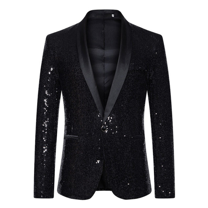 Herren Glitzernder Pailletten Blazer Aliams