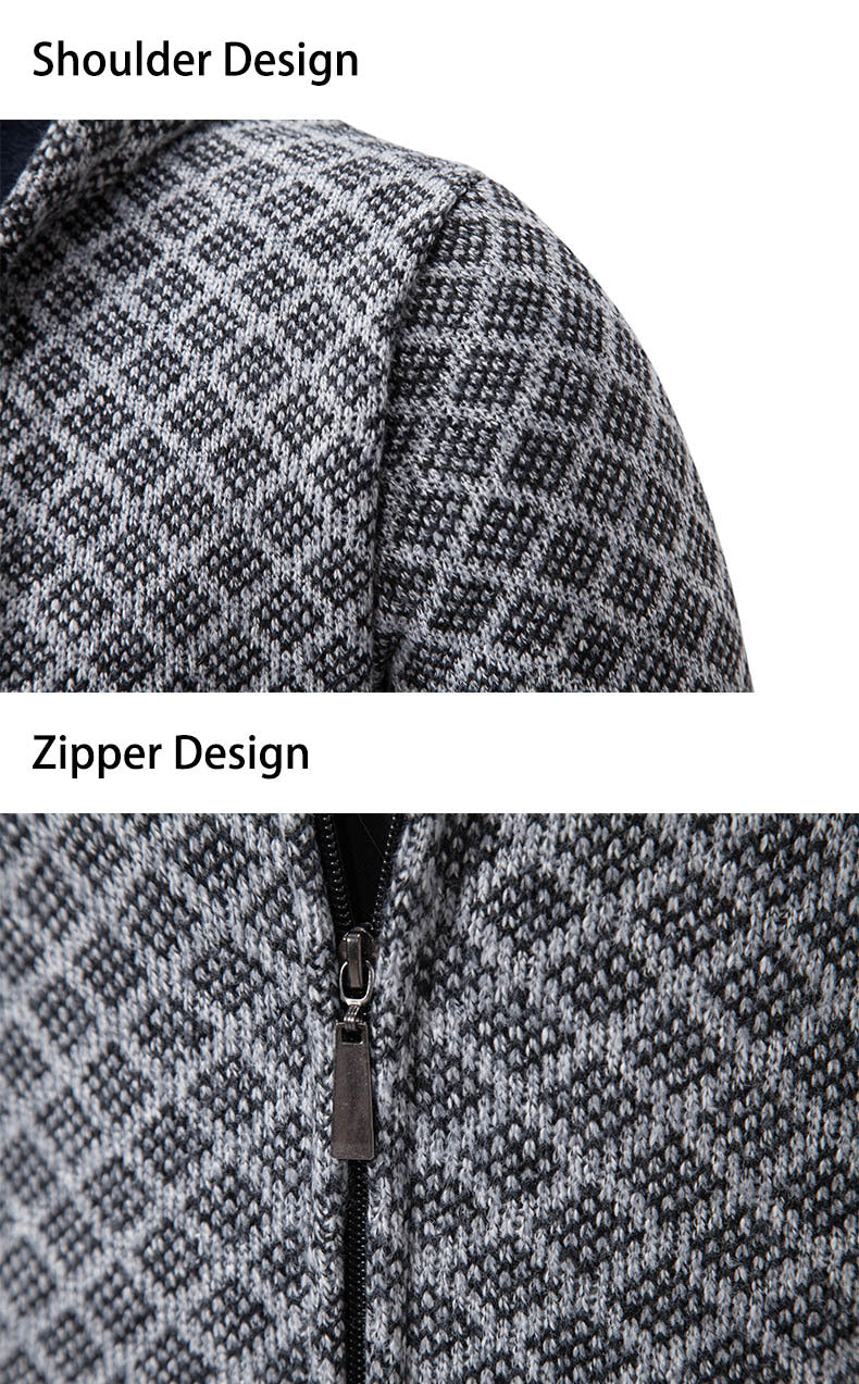 Herren Kapuzenjacke mit strukturiertem Design und eleganten Akzenten Aliams