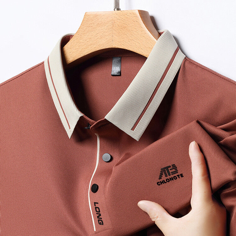 Herren feuchtigkeitsregulierendes Poloshirt mit modernem Kragen Aliams