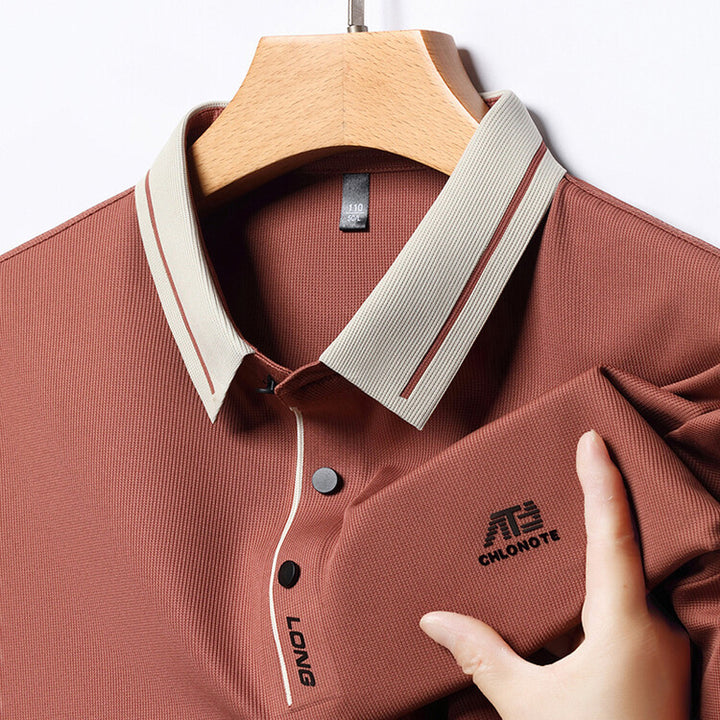 Herren feuchtigkeitsregulierendes Poloshirt mit modernem Kragen Aliams