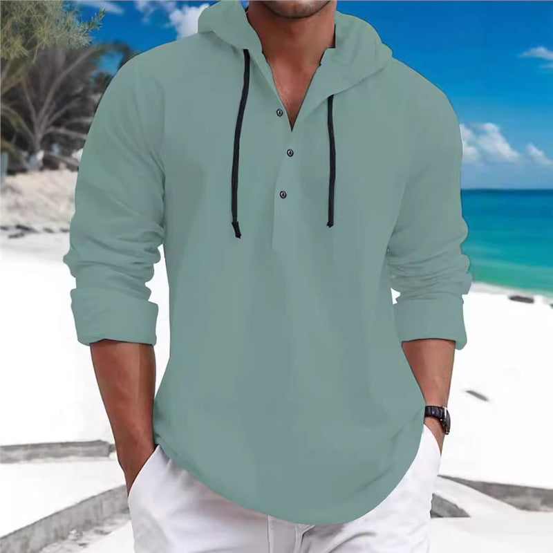 Herren Freizeitpullover mit Kapuze Aliams