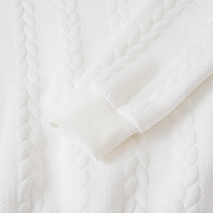 Herren Eleganter Rollkragenpullover mit strukturiertem Muster Aliams