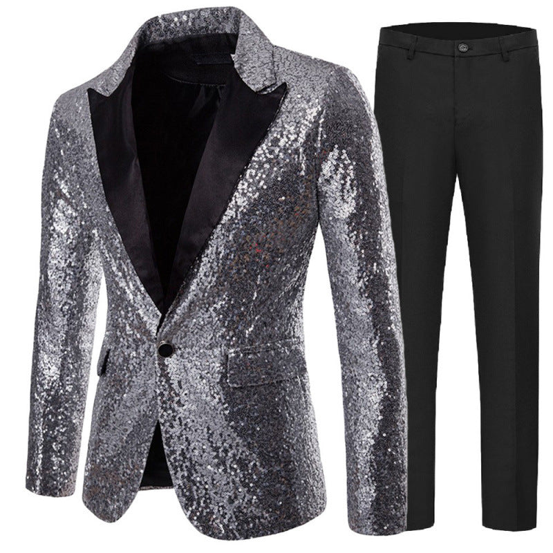 Herren Glitzer-Smokinganzug Aliams