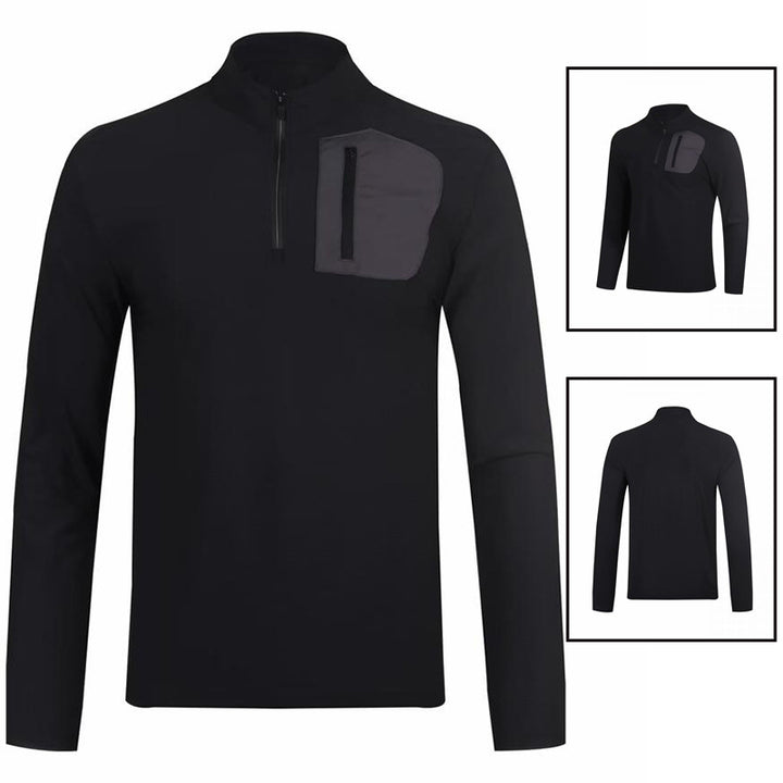 Herren Funktionspullover mit Brusttasche Aliams