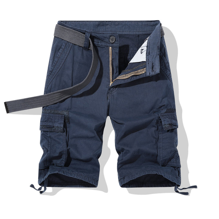 Herren Cargo-Shorts mit multifunktionalen Taschen und verstellbarem Bund Aliams