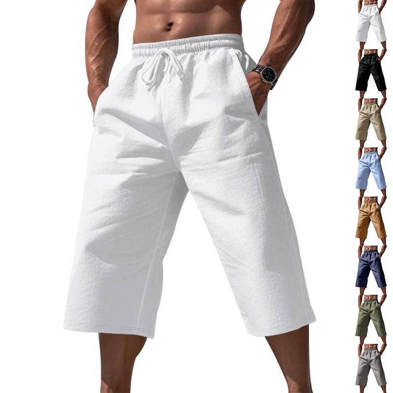 Herren lässige Strandshorts aus leichtem, atmungsaktivem Stoff mit elastischem Bund und praktischen Taschen Aliams