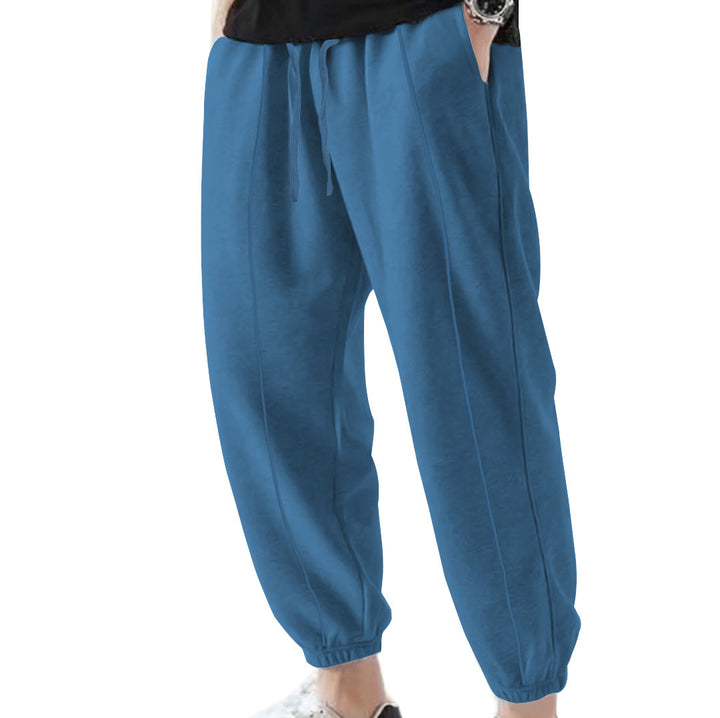 Herren Jogginghose aus atmungsaktivem Material mit verstellbarem Bund Aliams