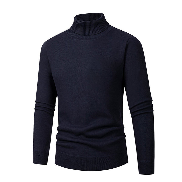 Herren eleganter Rollkragenpullover aus hochwertigem Material Aliams