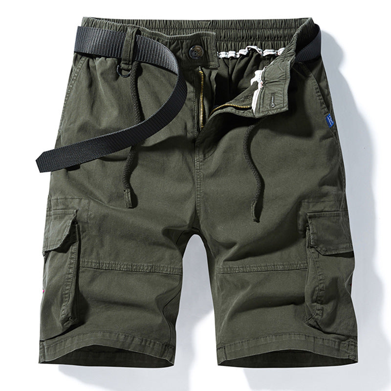 Herren Cargoshorts mit elastischem Bund und vielen praktischen Taschen Aliams