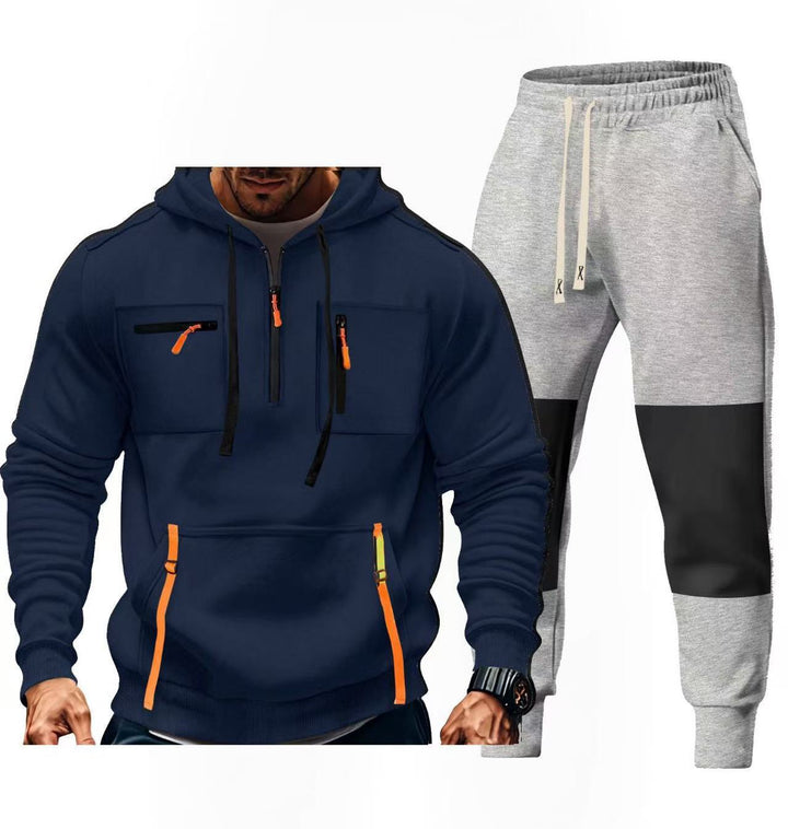 Herren Sportbekleidungsset mit funktionalen Taschen Aliams