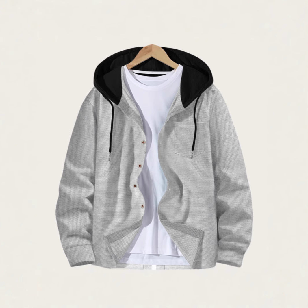 Herren Freizeitjacke mit Kapuze und modischem Design Aliams