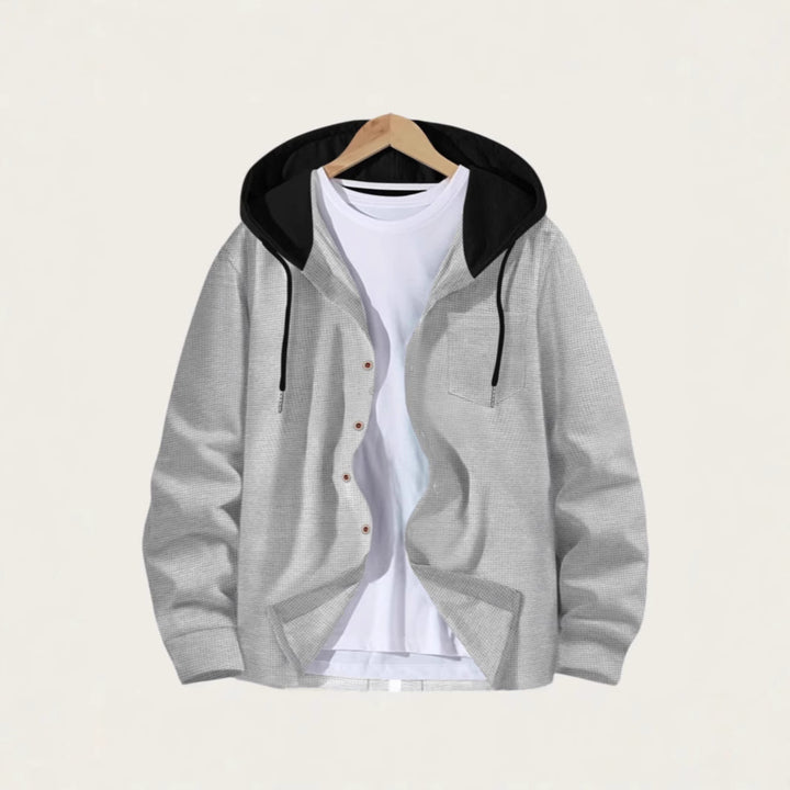 Herren Freizeitjacke mit Kapuze und modischem Design Aliams