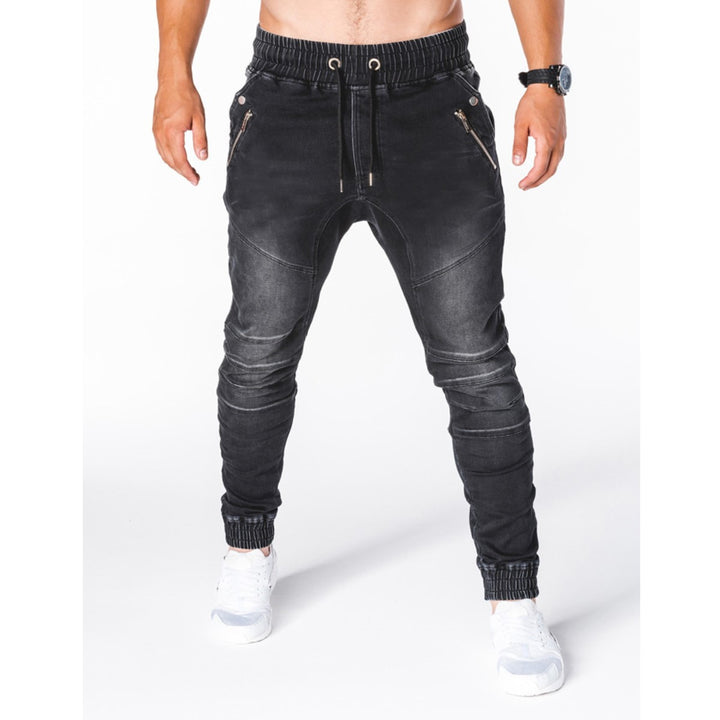 Herren Jogginghose im modernen Skinny Fit mit dehnbarer Baumwollmischung und sportlichen Details Aliams