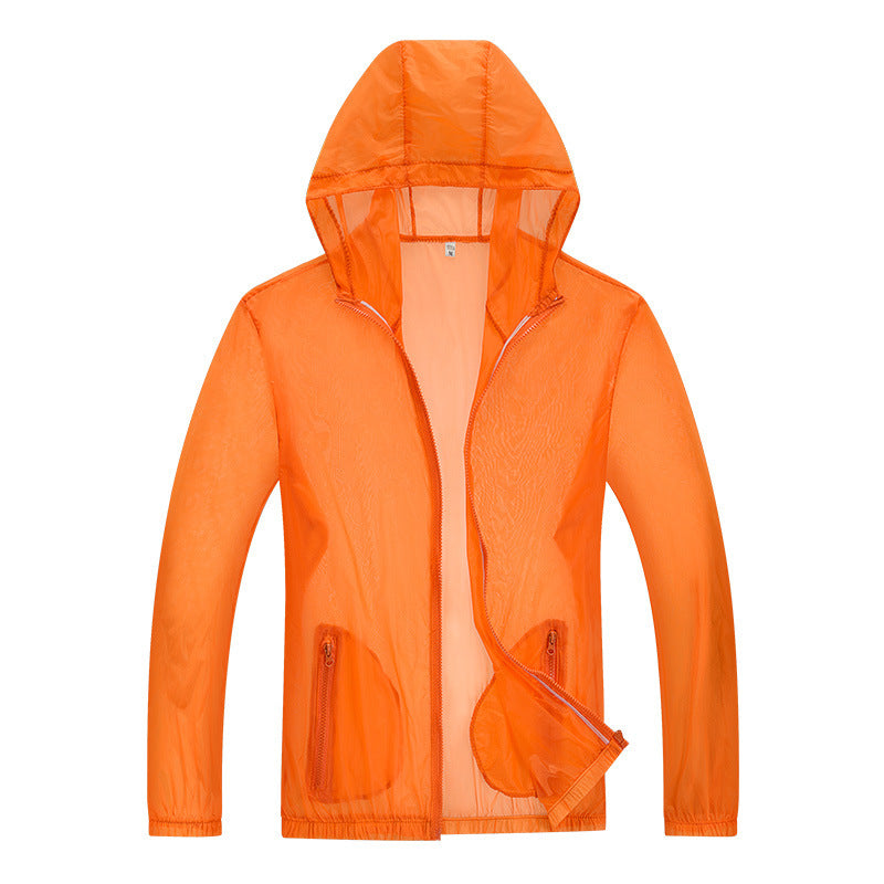 Herren ultraleichte Regenjacke mit verstellbarem Kapuzenbereich und reflektierenden Elementen Aliams