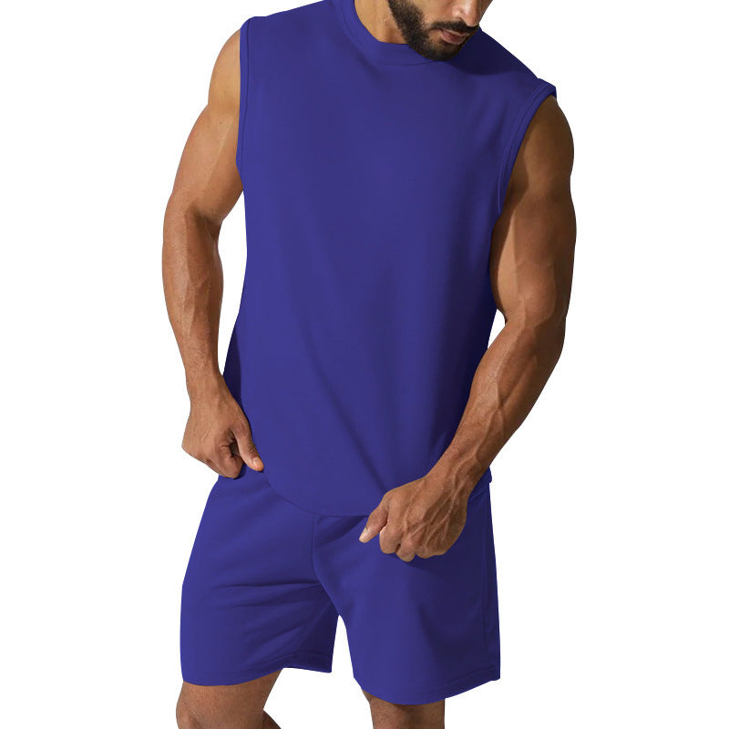 Herren sportliches Kurzarm-Set aus atmungsaktivem Material Aliams