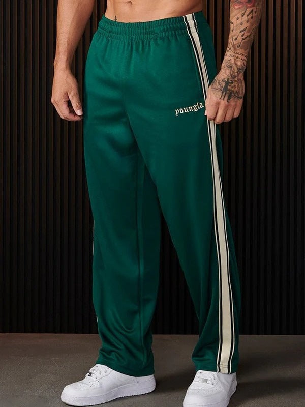 Herren Sportliche Freizeithose mit seitlichem Streifen Aliams
