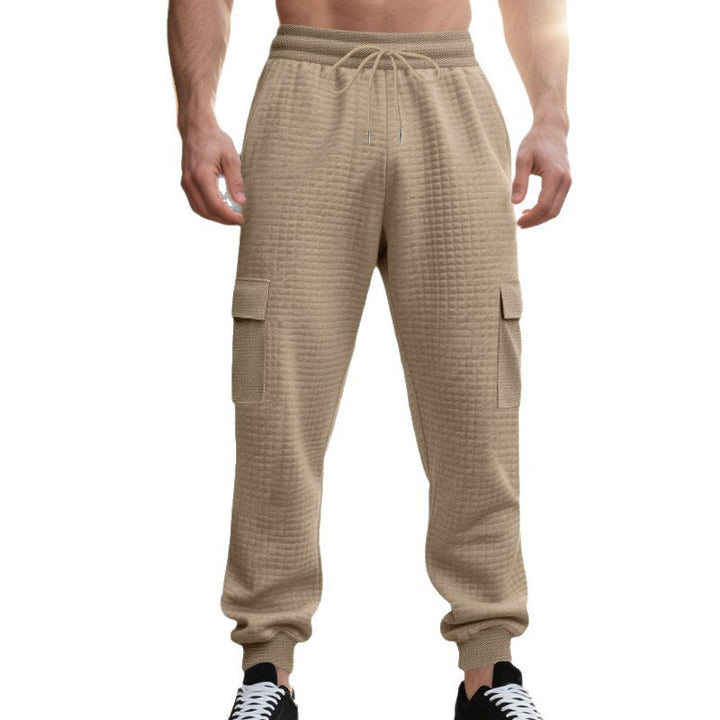 Herren Cargo-Jogginghose mit praktischen Seitentaschen und elastischem Bund Aliams