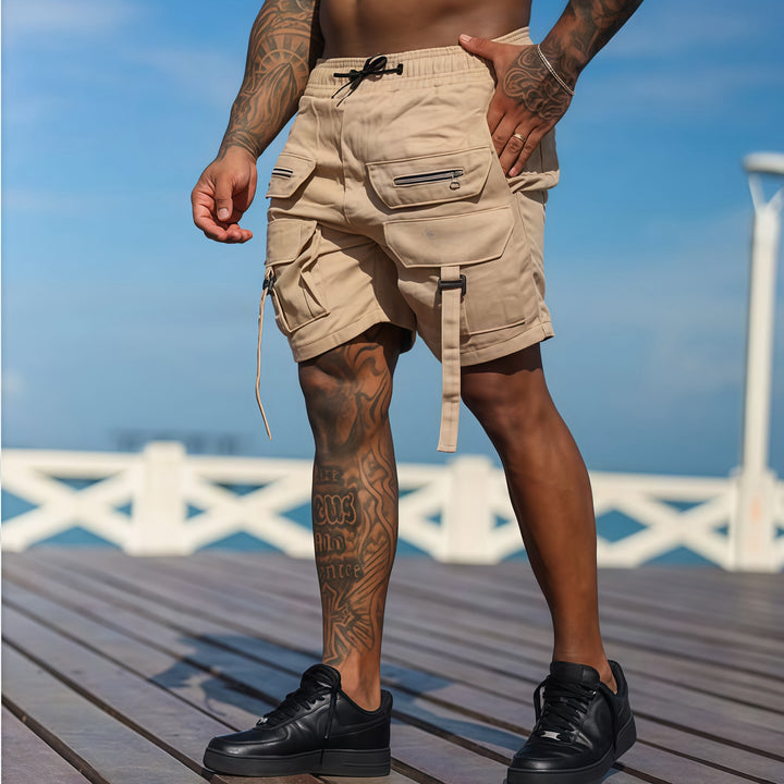 Herren Cargo Stil Utility Shorts Aliams