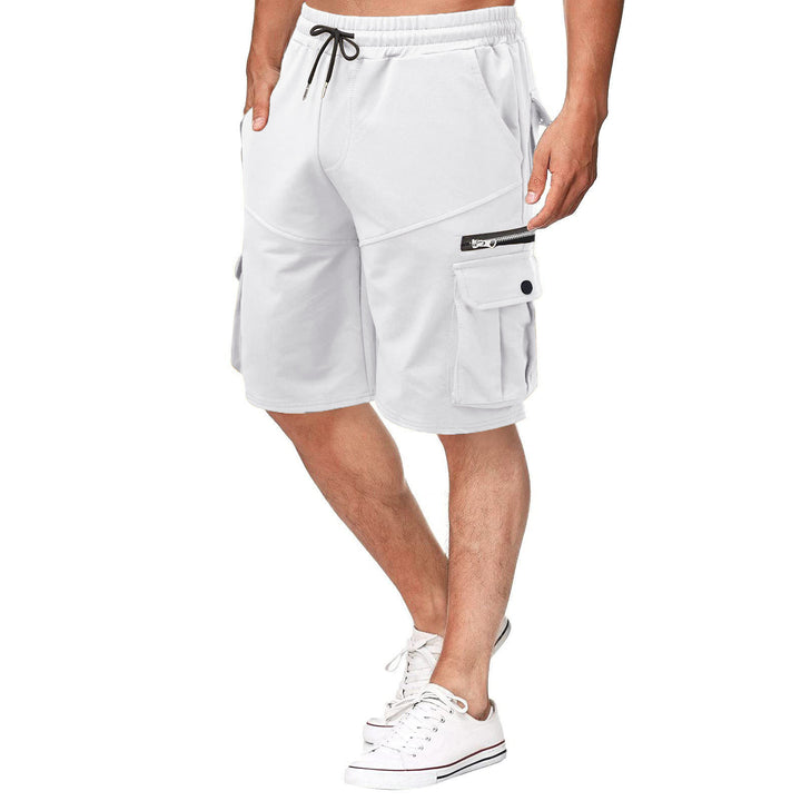 Herren funktionale Sport-Shorts mit vielseitigen Taschen und elastischem Bund Aliams