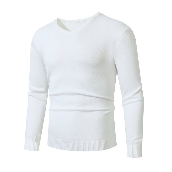 Herren V-Ausschnitt Feinstrickpullover Aliams
