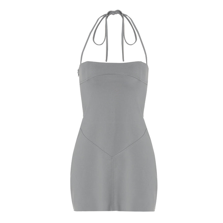 Damen Bandeau Sommerkleid mit verstellbaren Trägern Aliams