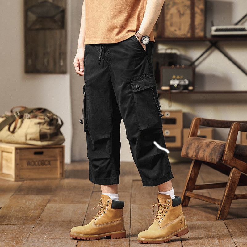 Herren Cargo-Hose mit multifunktionalen Taschen und elastischem Bund Aliams 1758210203
